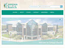 Tablet Screenshot of campuschurch.com